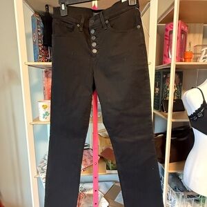 Lucky Ava sculpted mid rise Black Jeans straight leg NWT